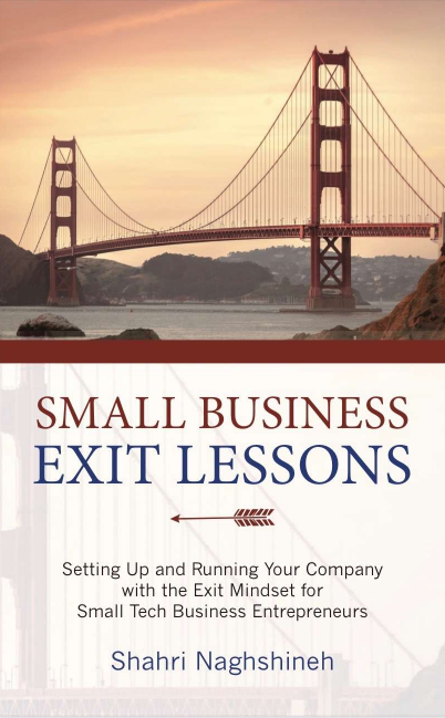 Small Business Exit Lessons, Shahri Naghshineh, Exit Lessons, Small Business